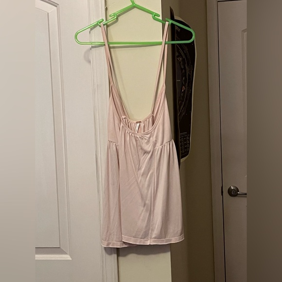 Free People Pastel Pink Flowy Camisole Top - Picture 3 of 3